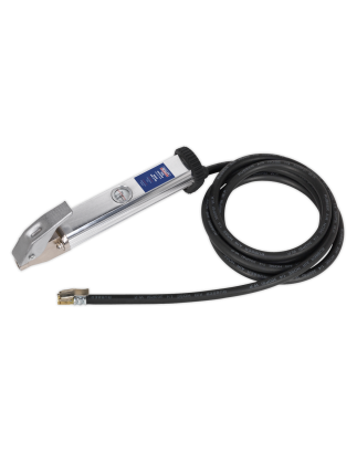 Tyre Inflator with 2.7m Hose & Clip-On Connector