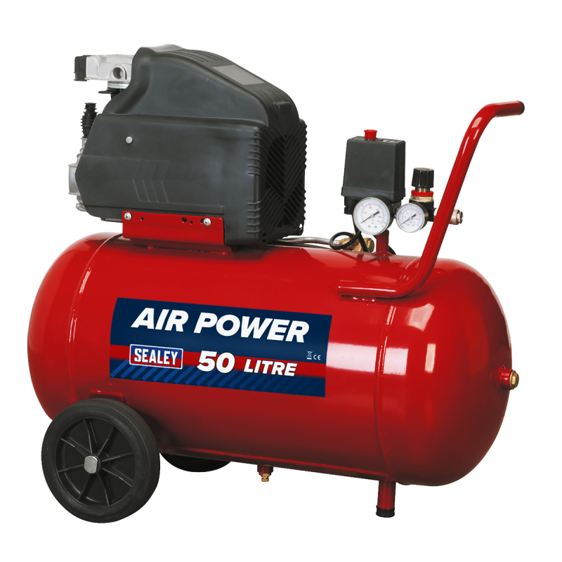 Compresseur d'air à entraînement direct 50L 2hp