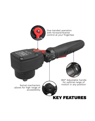 Premier Twin Hammer Super Stubby Air Impact Wrench 1/2"Sq Drive