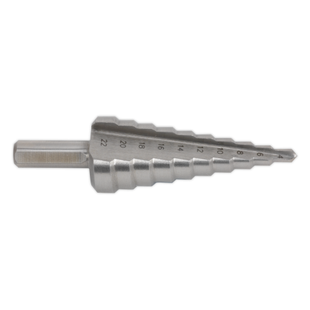 HSS 4341 Step Drill Bit 4-22mm Double Flute