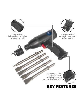 Kit de marteau pneumatique composite à course moyenne Premier