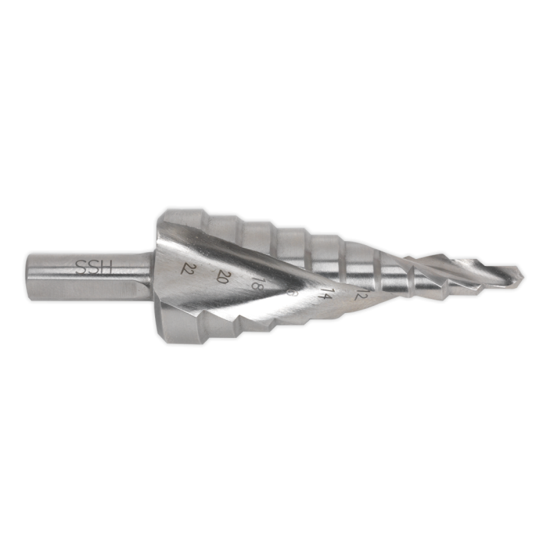 HSS 4341 Step Drill Bit 4-22mm Spiral Flute