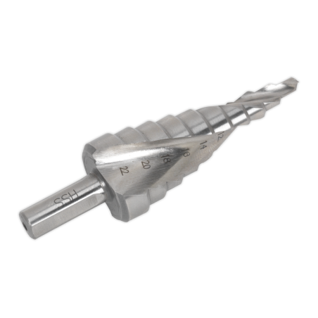 HSS 4341 Step Drill Bit 4-22mm Spiral Flute