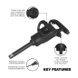 Premier Twin Hammer Air Impact Wrench 1"Sq Drive