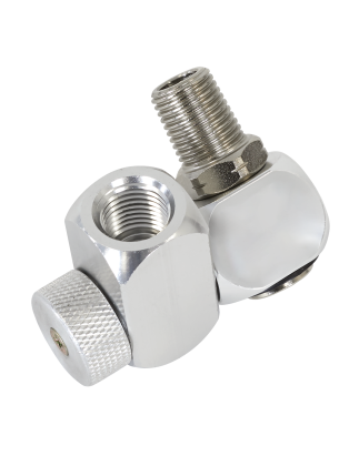 Z-Swivel Air Hose Connector with Regulator 1/4"BSP