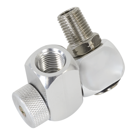 Z-Swivel Air Hose Connector with Regulator 1/4"BSP