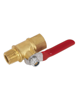 Lever Ball Valve 1/4"BSPT Male x 1/4"BSP Female