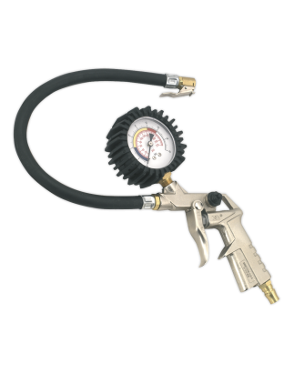 Tyre Inflator with Clip-On Connector