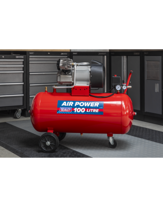 100L V-Twin Direct Drive Air Compressor 3hp