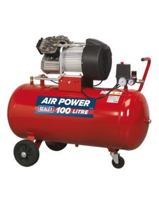 100L V-Twin Direct Drive Air Compressor 3hp