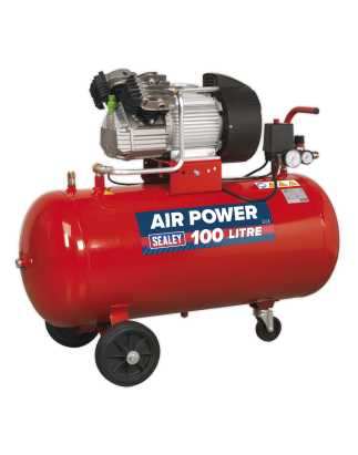 100L V-Twin Direct Drive Air Compressor 3hp