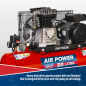 50L Belt Drive Air Compressor with Cast Cylinders & Wheels 3hp