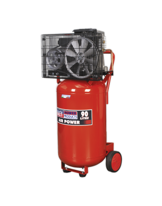 90L Belt Drive Vertical Compressor 3hp