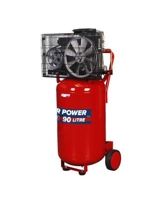 90L Belt Drive Vertical Compressor 3hp