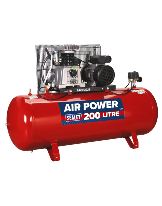 200L Belt Drive Air Compressor with Cast Cylinders 3hp