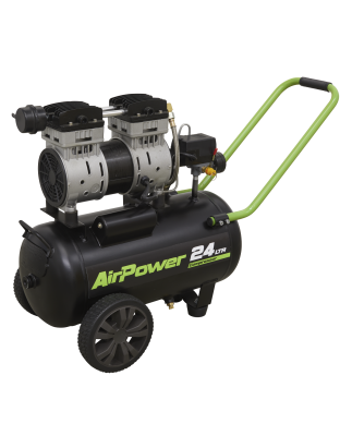 24L Low Noise Direct Drive Air Compressor 1hp