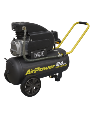 Compresseur d'air à entraînement direct 24L 2hp 110V