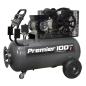 Premier 100L Belt Drive Air Compressor with Front Control Panel 3hp