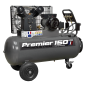 Premier 150L Belt Drive Air Compressor with Front Control Panel 3hp