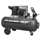 Premier 200L Belt Drive Air Compressor with Front Control Panel 3hp 415V 3ph