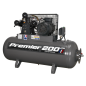 Premier 200L Belt Drive Air Compressor 5.5hp 3ph