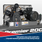 Compresseur d'air à entraînement par courroie Premier 200 L 5,5 ch 3ph