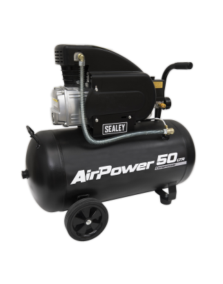 Compresseur d'air à entraînement direct 50L 2hp