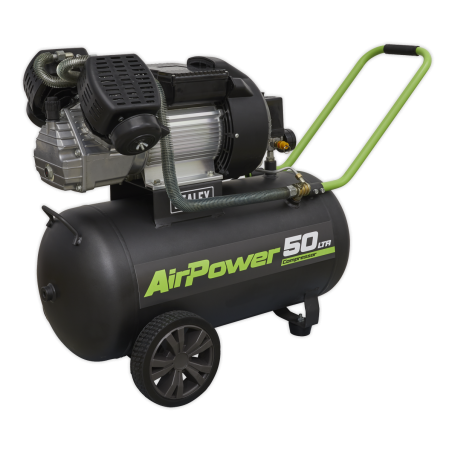 Compresseur d'air à entraînement direct V-Twin 50L 3hp