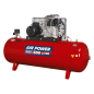 500L Belt Drive Air Compressor with Cast Cylinders 7.5hp 3ph 2-Stage