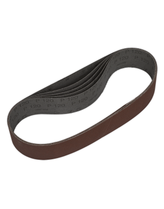 Sanding Belt 50 x 686mm 120Grit Pack of 5