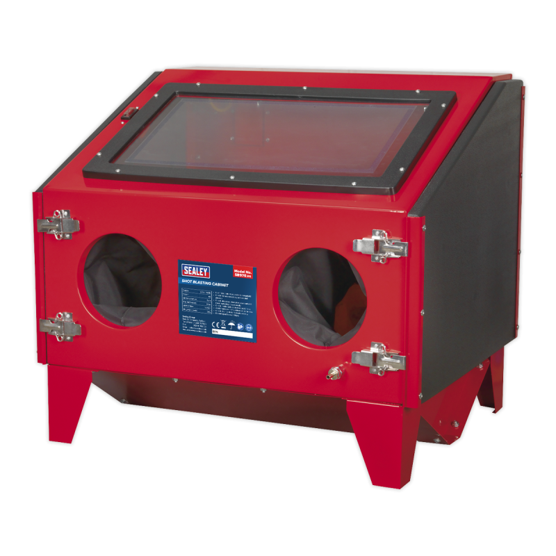 Shot Blasting Double Access Cabinet with Gun 695 x 580 x 625mm