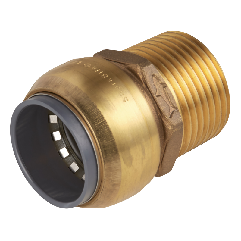 SharkBite® Brass Straight Adaptor 15mm x 1/2"BSPT