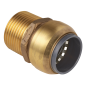 SharkBite® Brass Straight Adaptor 15mm x 1/2"BSPT