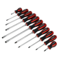 Screwdriver Set 11pc Hammer-Thru