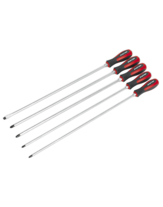 Screwdriver Set 5pc Hammer-Thru 450mm