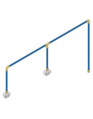 SharkBite® 12m 2-Drop Air Supply System Kit