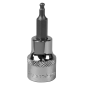 Ball-End Hex Socket Bit 3mm 3/8"Sq Drive