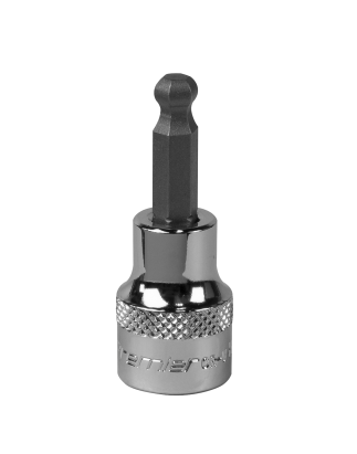 Ball-End Hex Socket Bit 6mm 3/8"Sq Drive