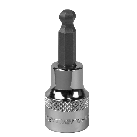 Ball-End Hex Socket Bit 6mm 3/8"Sq Drive