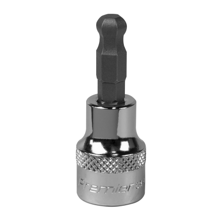 Ball-End Hex Socket Bit 7mm 3/8"Sq Drive