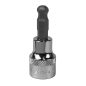 Ball-End Hex Socket Bit 7mm 3/8"Sq Drive