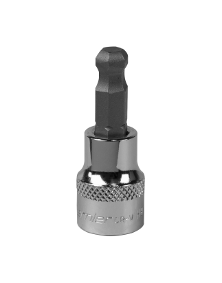 Ball-End Hex Socket Bit 8mm 3/8"Sq Drive