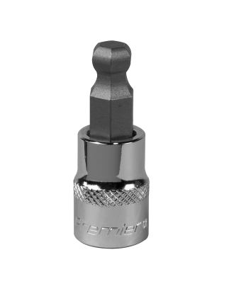 Ball-End Hex Socket Bit 9mm 3/8"Sq Drive