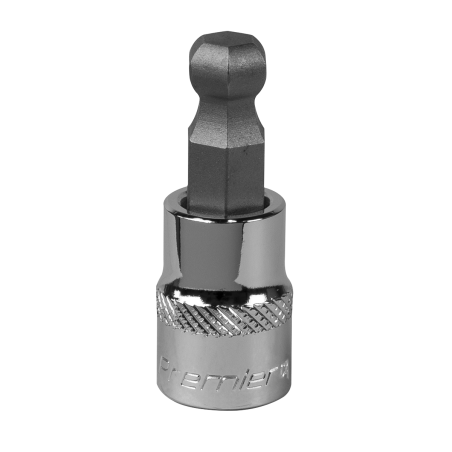 Ball-End Hex Socket Bit 10mm 3/8"Sq Drive