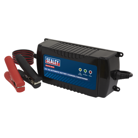 Mainteneur/chargeur de batterie 12 V entièrement automatique 15 A