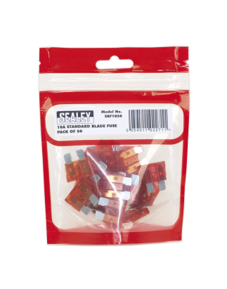 Automotive Standard Blade Fuse 10A Pack of 50