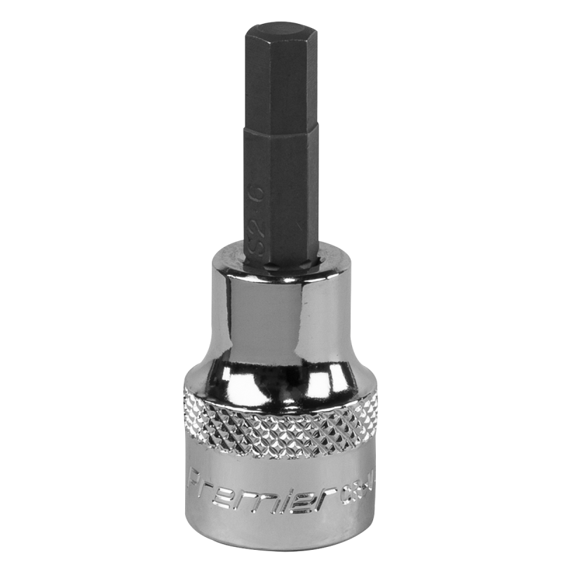 Hex Socket Bit 6mm 3/8"Sq Drive