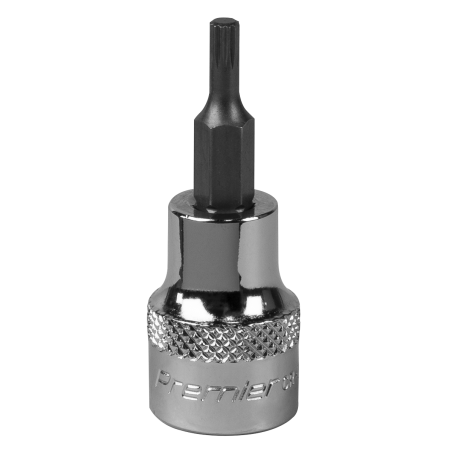 Spline Socket Bit M4 3/8"Sq Drive