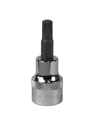 Spline Socket Bit M6 3/8"Sq Drive