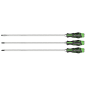 Jeu de tournevis à percussion extra-longs, haute visibilité, vert, 450 mm, 3 pièces